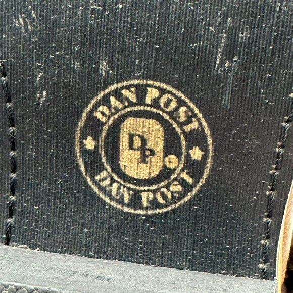 Dan Post Lil Myra Girls Western Boots Brown/Cream Leather Size 3 - Picture 6 of 9